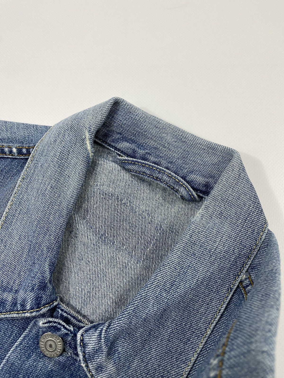 Levi's 🔥LASTDROP🔥 Levis Distressed Style Denim Jeans Trucker Jacket Size US L / EU 52-54 / 3 - 11 Thumbnail