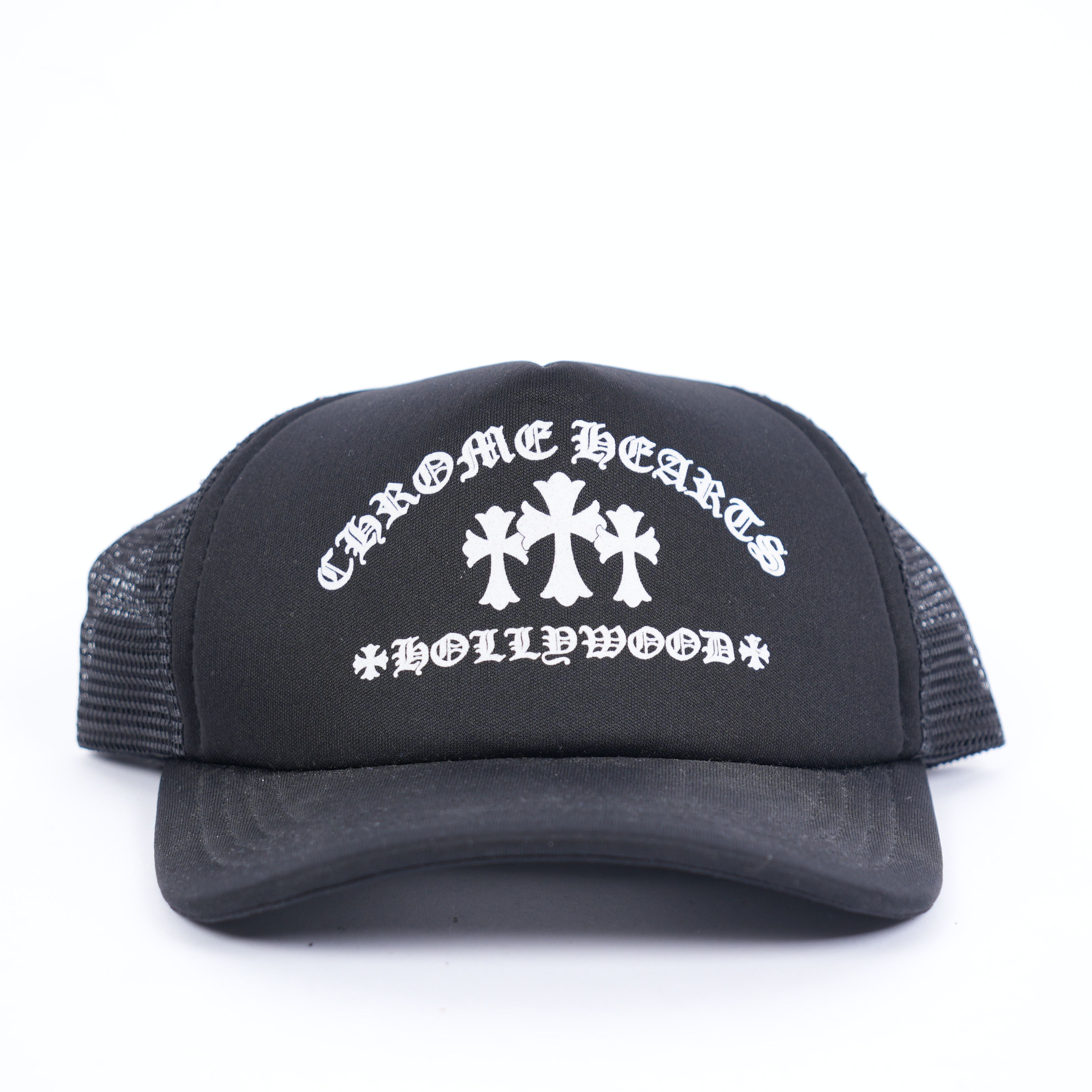 Chrome Hearts BLACK TRIPLE CROSS TRUCKER CHROME HEARTS Size ONE SIZE - 1 Thumbnail