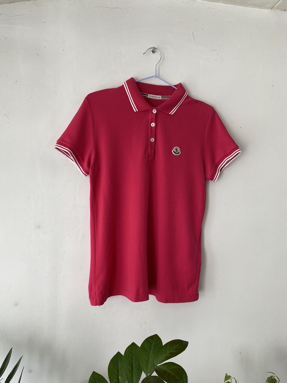 Moncler Moncler Luxury Polo T-shirt Size M / US 6-8 / IT 42-44 - 2 Thumbnail