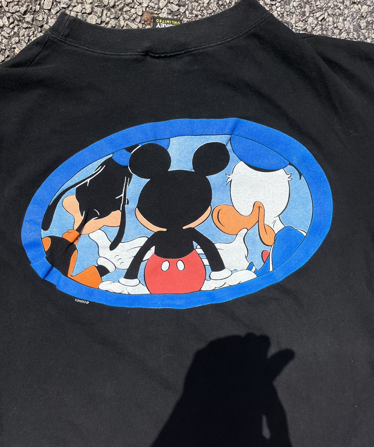 Disney × Vintage Vintage 90s Disney Mickey Mouse Boxy Tee Size US XL / EU 56 / 4 - 4 Thumbnail