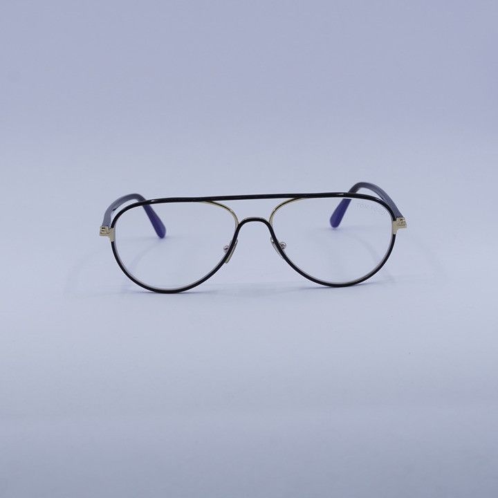 Tom Ford Tom Ford FT5897-B 001 Eyeglasses Black 57mm Aviator Frame Size ONE SIZE - 2 Thumbnail