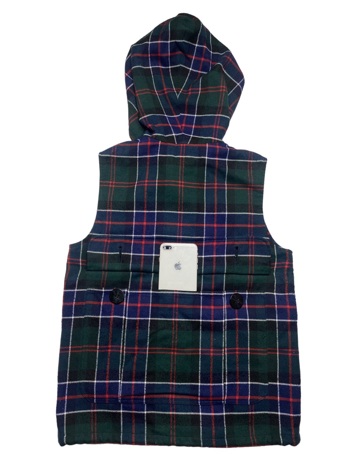 Hysteric Glamour 2000s Super Lovers - Wool Hooded Cargo Vest Size US M / EU 48-50 / 2 - 2 Thumbnail