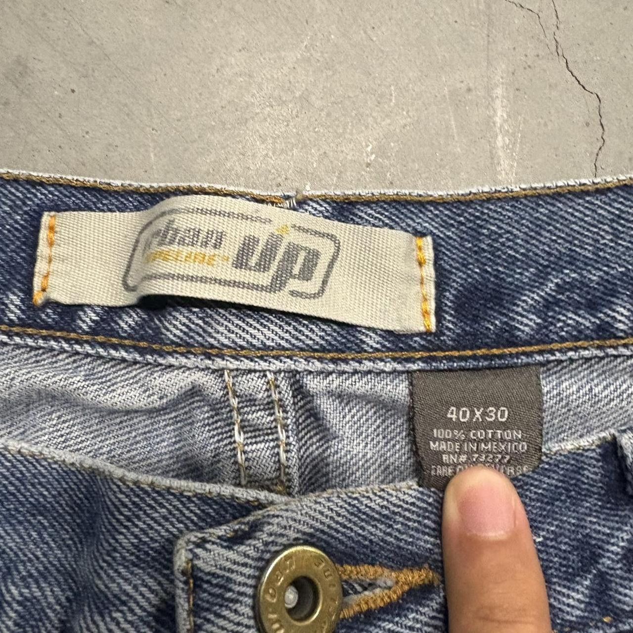 Vintage Crazy Vintage Y2K/2000s Baggy Medium Blue Wash Workwear Streetwear Denim Jeans! Size US 40 / EU 56 - 8 Thumbnail