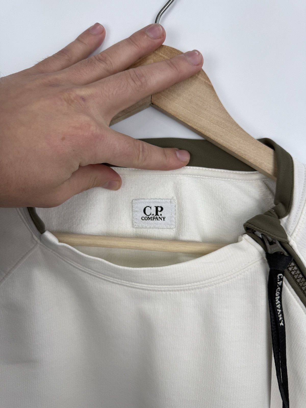 C.P. Company 🇮🇹 Y2K C. P. Company Lens Asymmetrical Zip Sweatshirt Rare Size US M / EU 48-50 / 2 - 6 Thumbnail