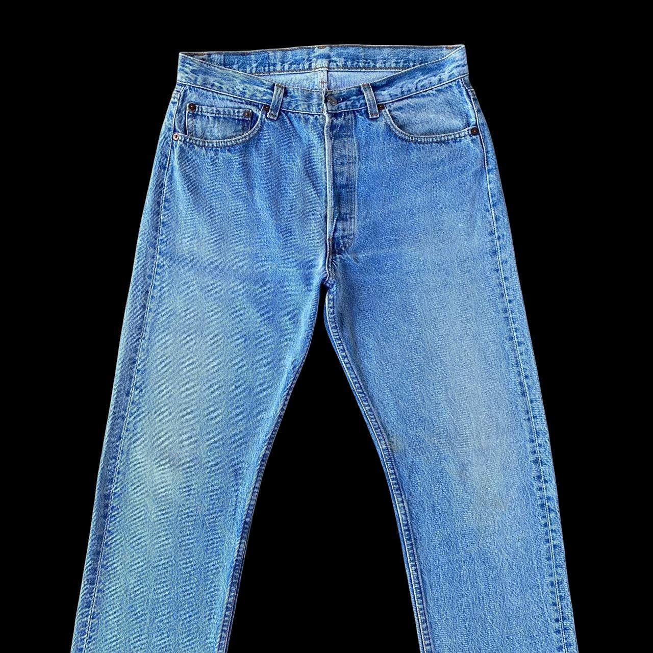 Levi's Vintage Clothing VINTAGE 80S LEVIS 501 LIGHTWASH FADED W33X30.5" Size US 33 - 3 Thumbnail
