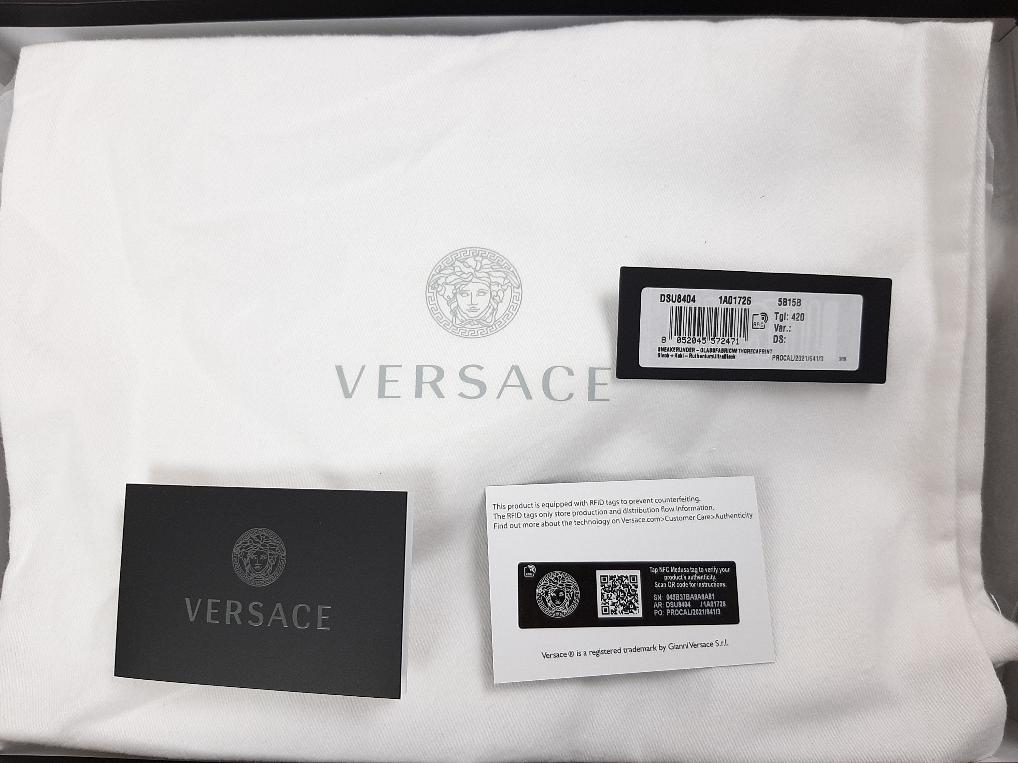 Versace Versace Greca Low Top Sneakers Men's Size US 9 EU 42 Size US 9 / EU 42 - 15 Thumbnail