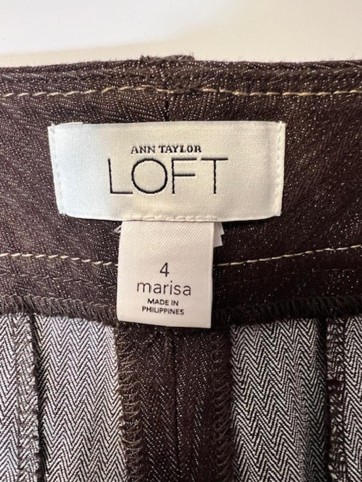 Other Ann Taylor LOFT "Marisa" Cuffed Capris Size 27" / US 4 / IT 40 - 5 Thumbnail