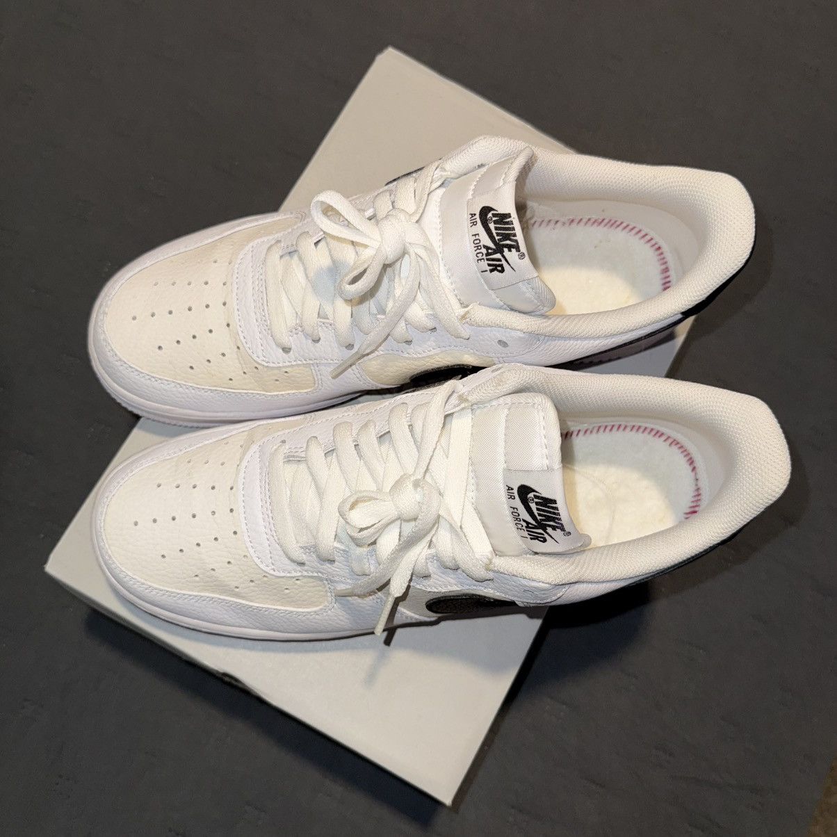 Nike Nike AIR FORCE 1 '07 White Black Size US 11 / EU 44 - 4 Thumbnail