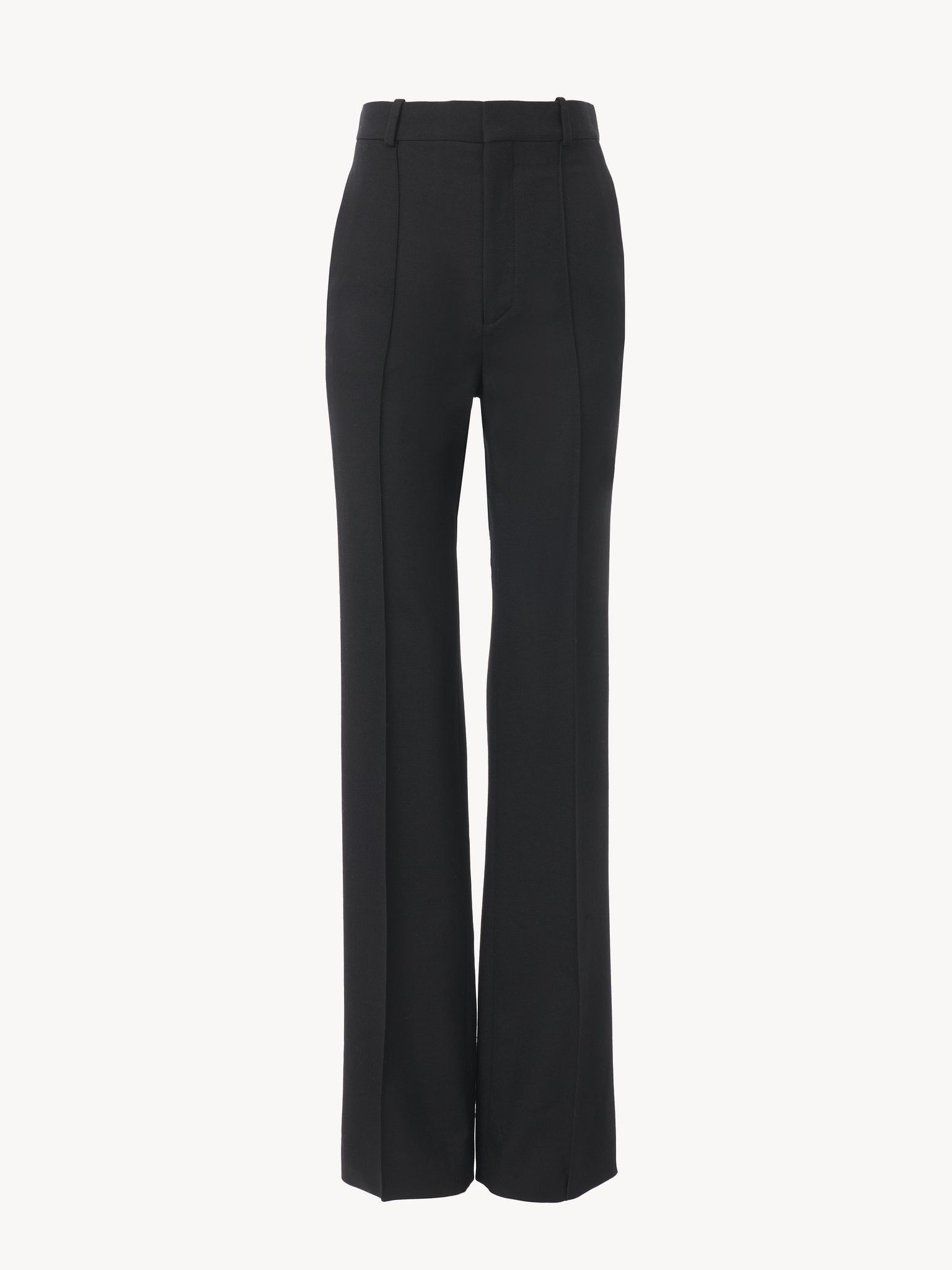 Chloe o1loc1c11025 Hi Waisted Straight Pant in Black Size 25" / US 0 / IT 36 - 2 Thumbnail
