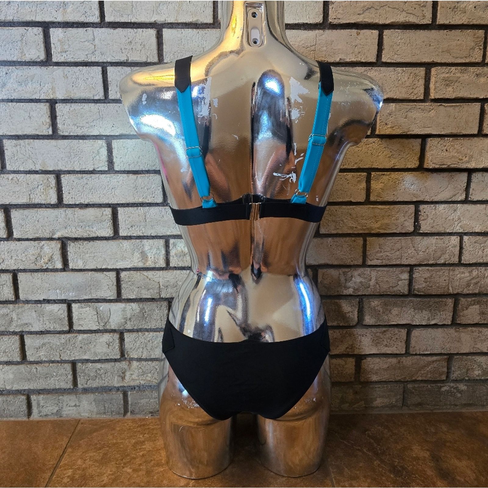 Other Teal Black | FYS | Havana Neoprene Bikini Set Size ONE SIZE - 2 Thumbnail