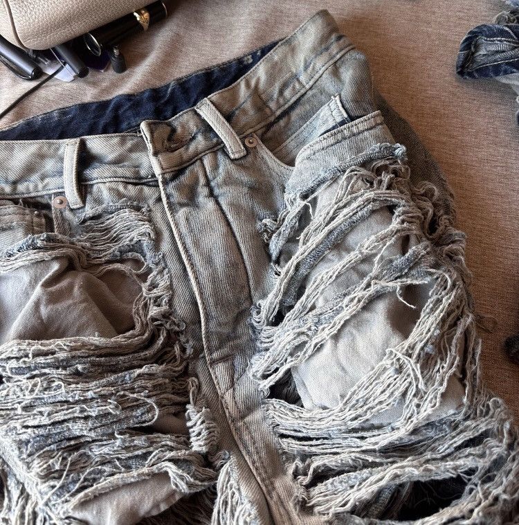 Rick Owens Rick Owens 23FW Show Style Corrupt and Damaged Trumpet Jean Size US 32 / EU 48 - 7 Thumbnail
