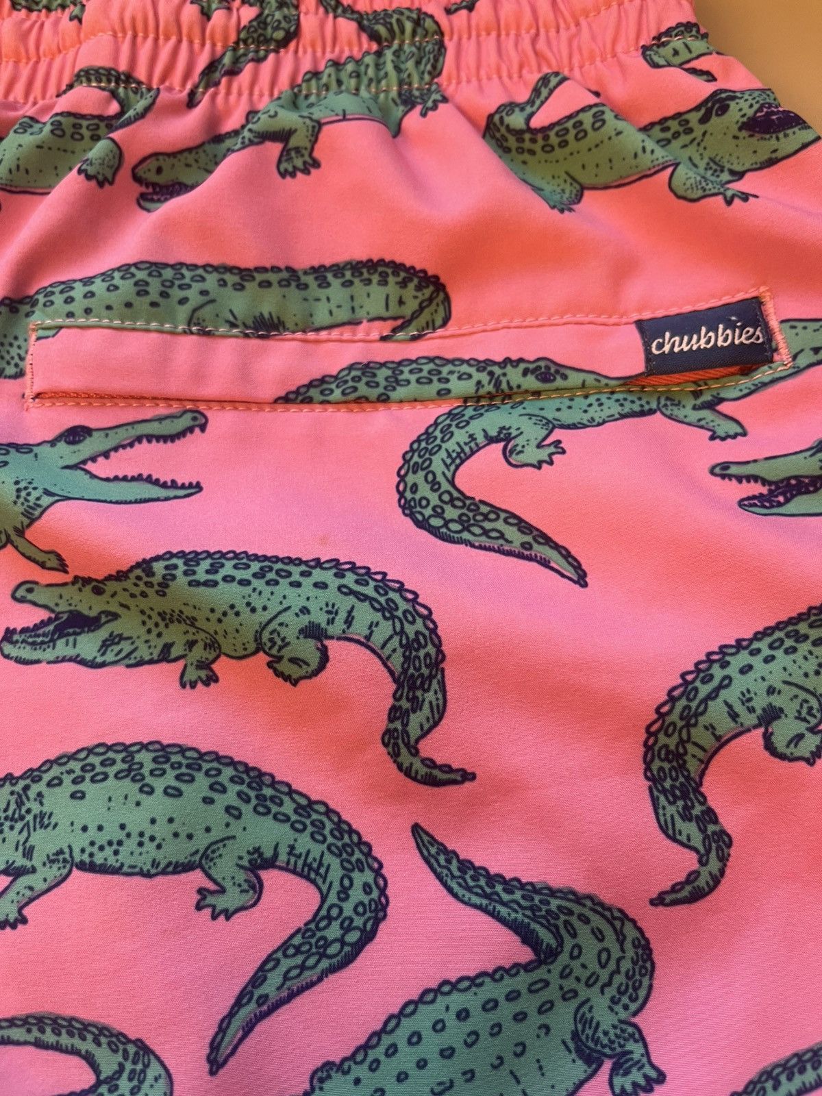 Chubbies Chubbies Alligator Print Size Large Mens Trunks Size US 35 - 3 Thumbnail