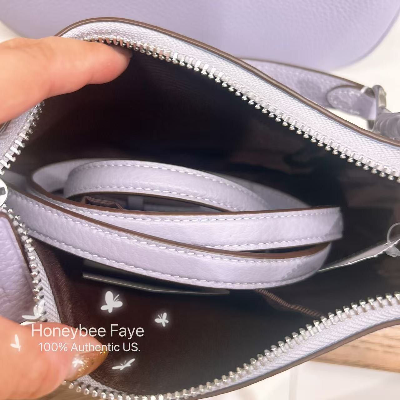 Coach NWT Coach Teri Shoulder Bag Silver/Mist CV934 Size ONE SIZE - 4 Thumbnail
