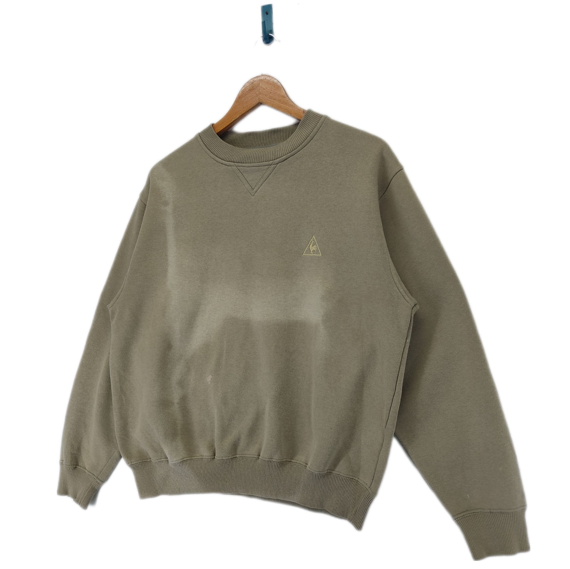 Le Coq Sportif Vintage Le Coq Sportif Sweatshirt Khaki Size US S / EU 44-46 / 1 - 7 Thumbnail