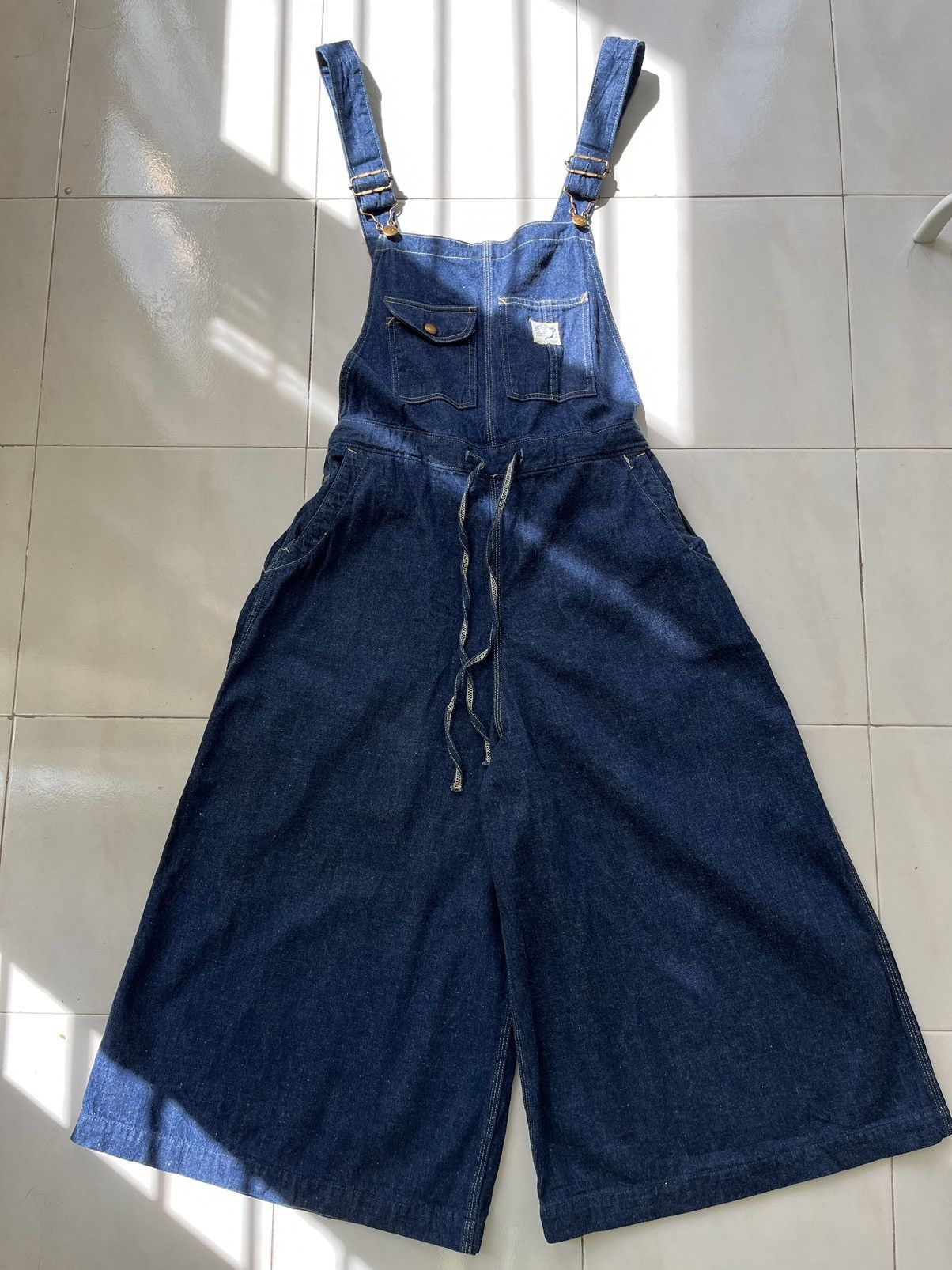 Japanese Brand × Orslow Orslow Wide Leg Overall Size 28" / US 6 / IT 42 - 3 Thumbnail