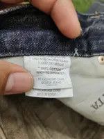 Japanese Brand Vintage Y2k Lolita Zipper Pocket Clawmark Faded Denim Jeans Size US 29 - 10 Thumbnail