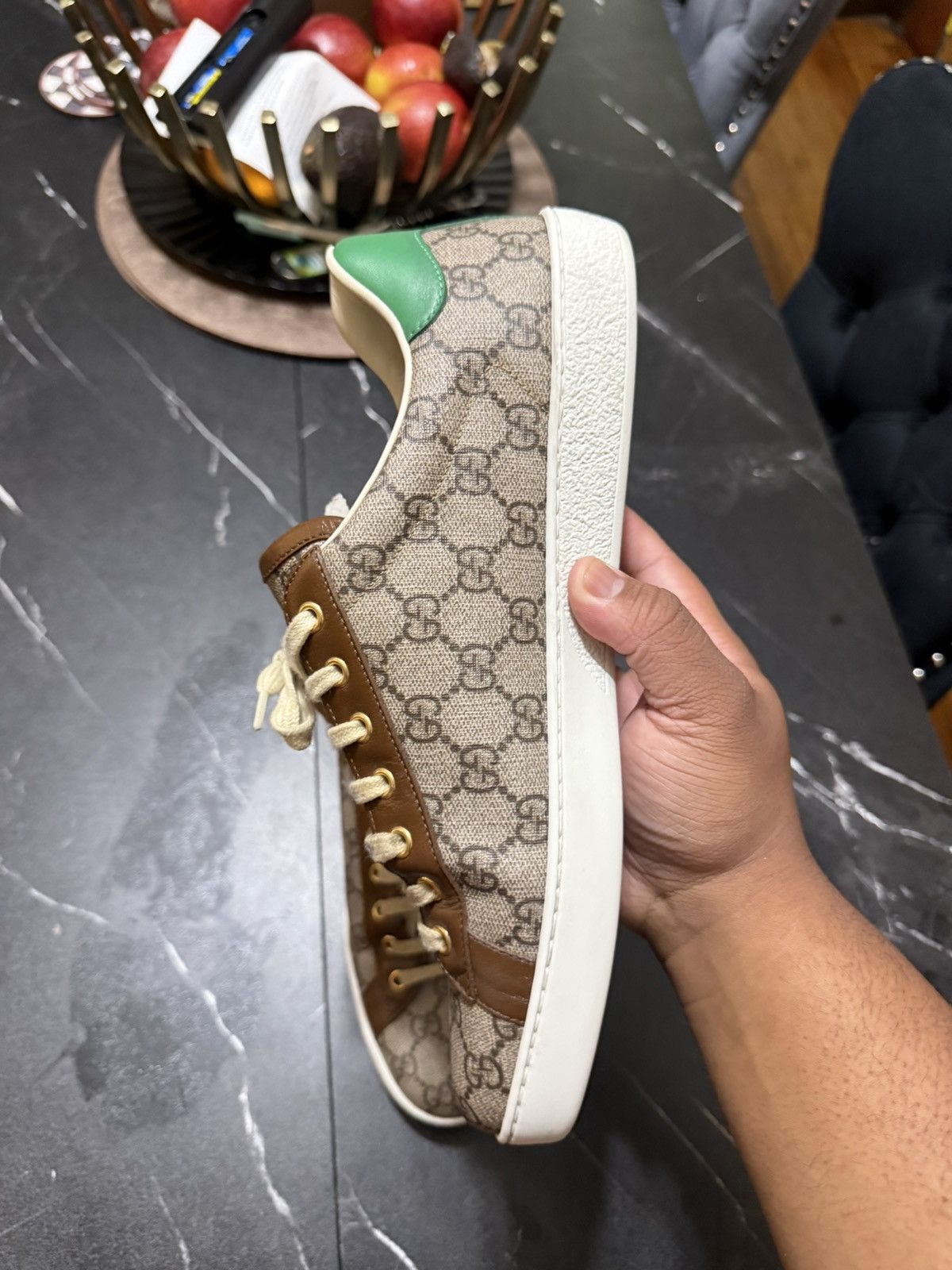 Gucci Gucci Not Fake Ace Sneakers Size 11 G / 12 US 45 EU Size US 12 / EU 45 - 12 Thumbnail