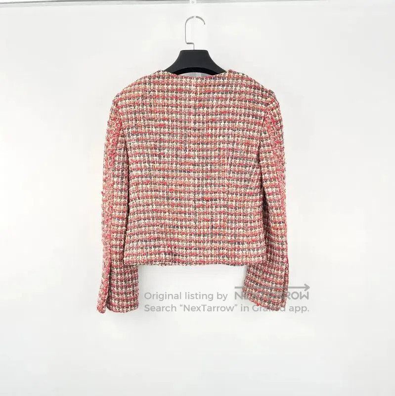 Chanel Chanel Red Tweed Spring Jacket for Women . Size XS / US 0-2 / IT 36-38 - 2 Thumbnail