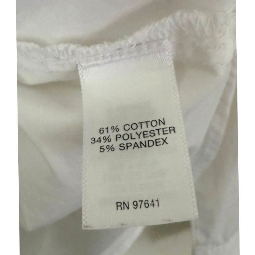 J. Jill J. Jill White Shirt Button-Up Medium Classic Office Preppy Minimal Collection Women Regular Size M Size M / US 6-8 / IT 42-44 - 6 Thumbnail