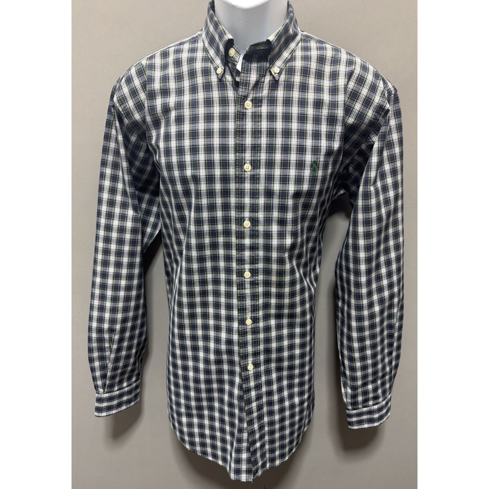Polo Ralph Lauren Polo Ralph Lauren Mens Plaid Classic Fit Poplin Shirt Size US L / EU 52-54 / 3 - 1 Thumbnail