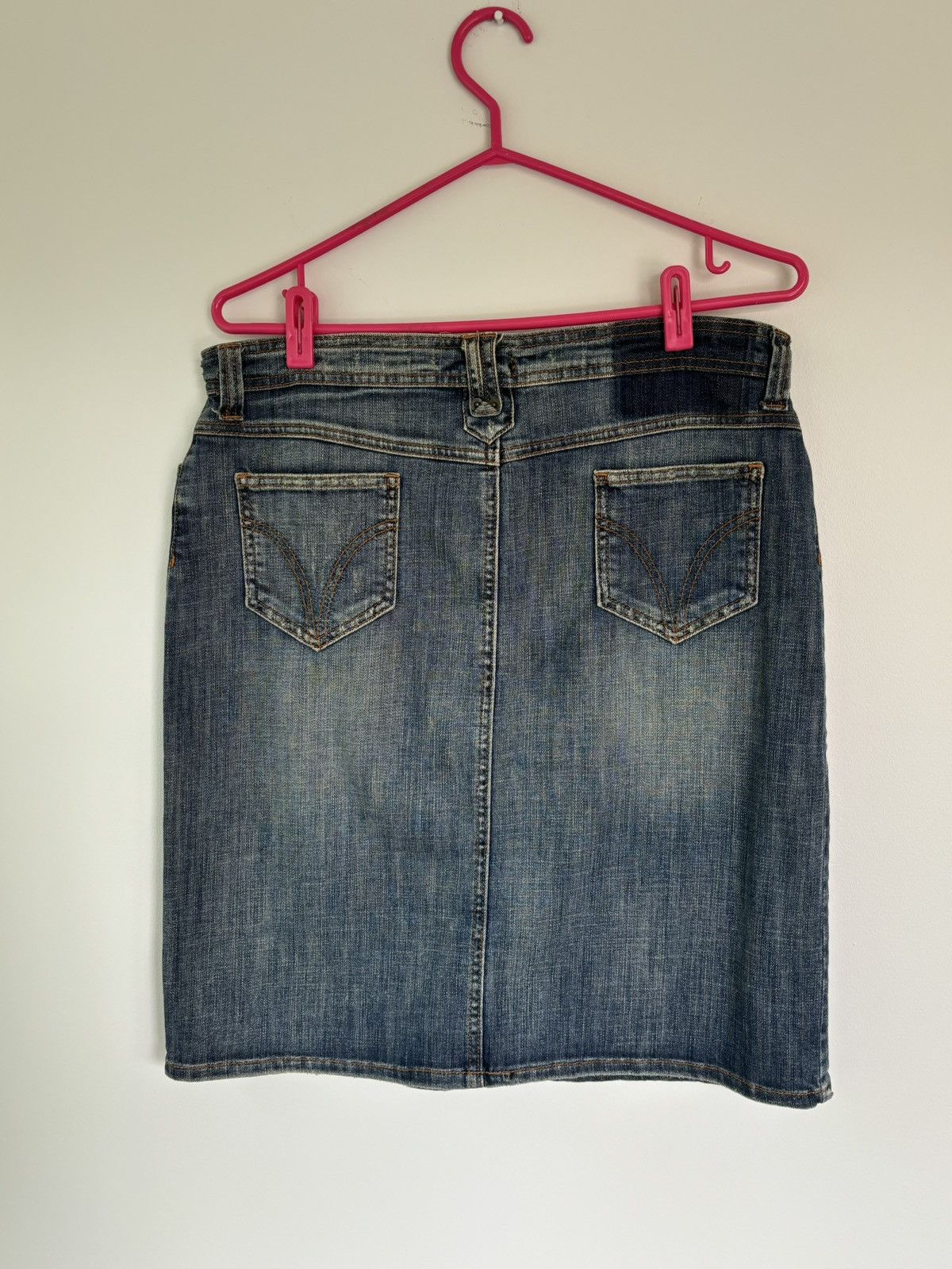Dolce & Gabbana × Vintage Vintage Dolce & Gabbana Mini Skirt Denim Jean Short 2000s Size 33" - 9 Thumbnail