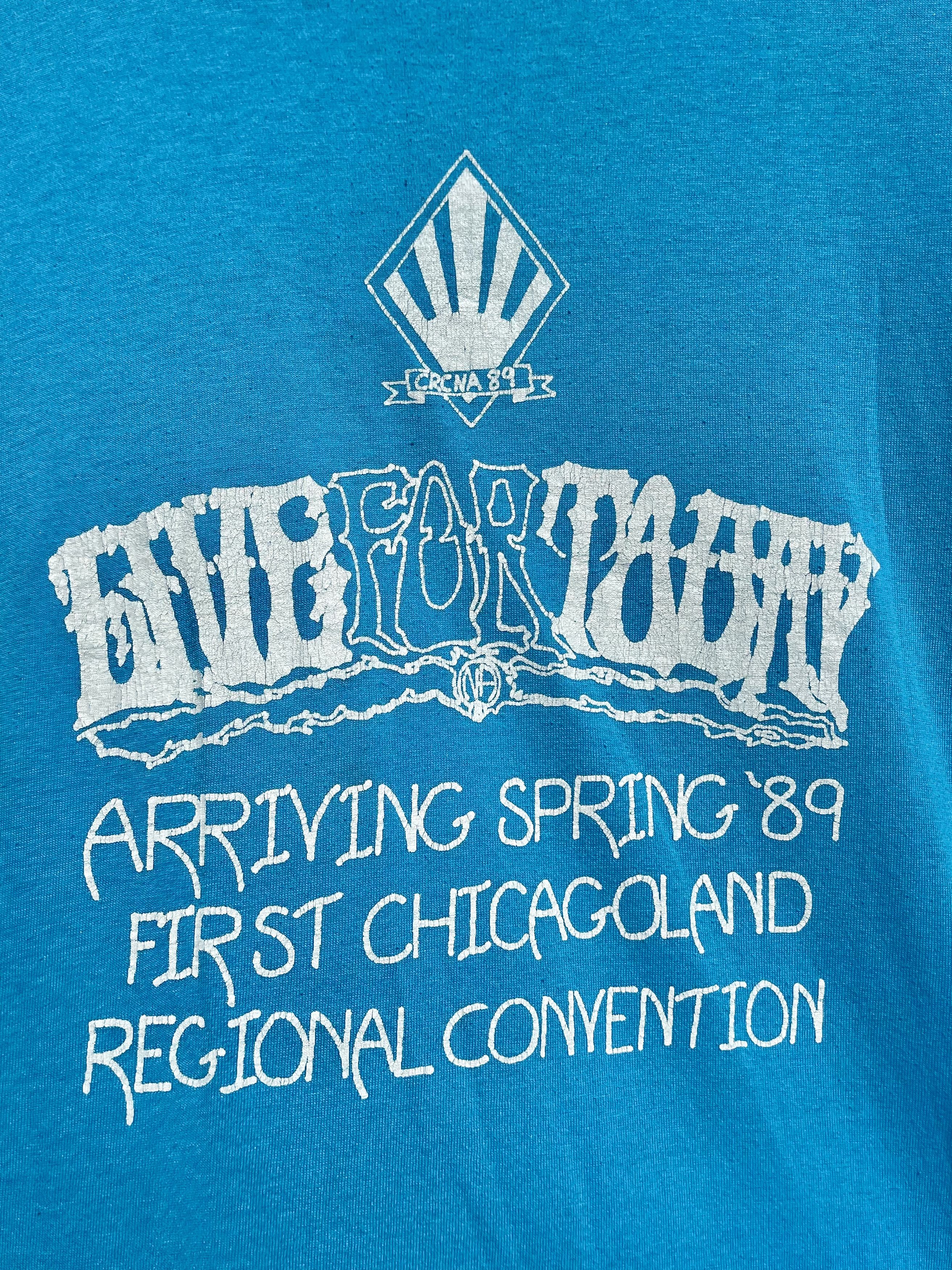 Vintage 1989 Vintage Chicago Convention Church God Religion T-Shirt Size US L / EU 52-54 / 3 - 7 Thumbnail