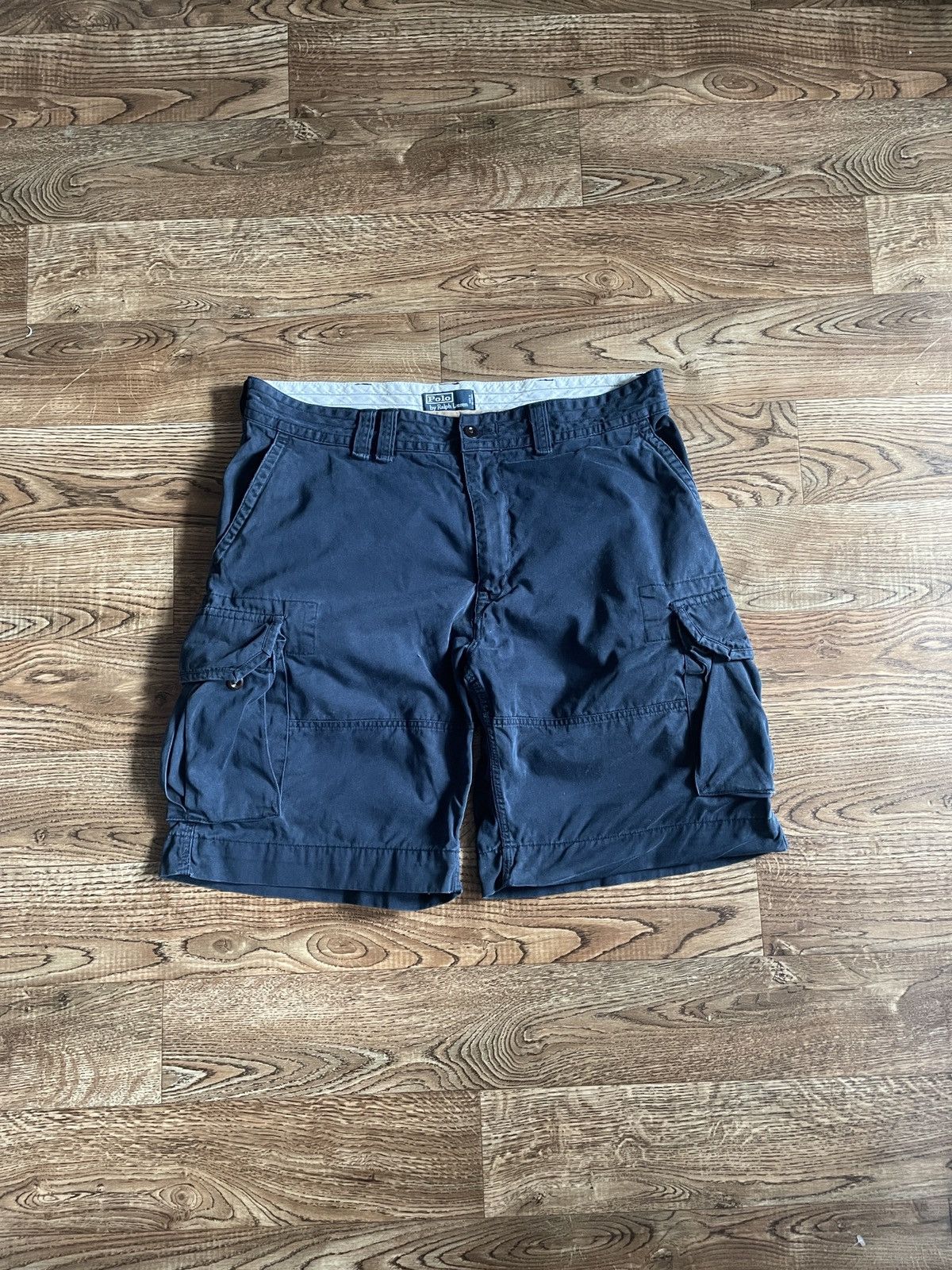 Polo Ralph Lauren × Vintage Vintage Y2K Polo Ralph Lauren Cargo Shorts Size US 38 / EU 54 - 1 Thumbnail