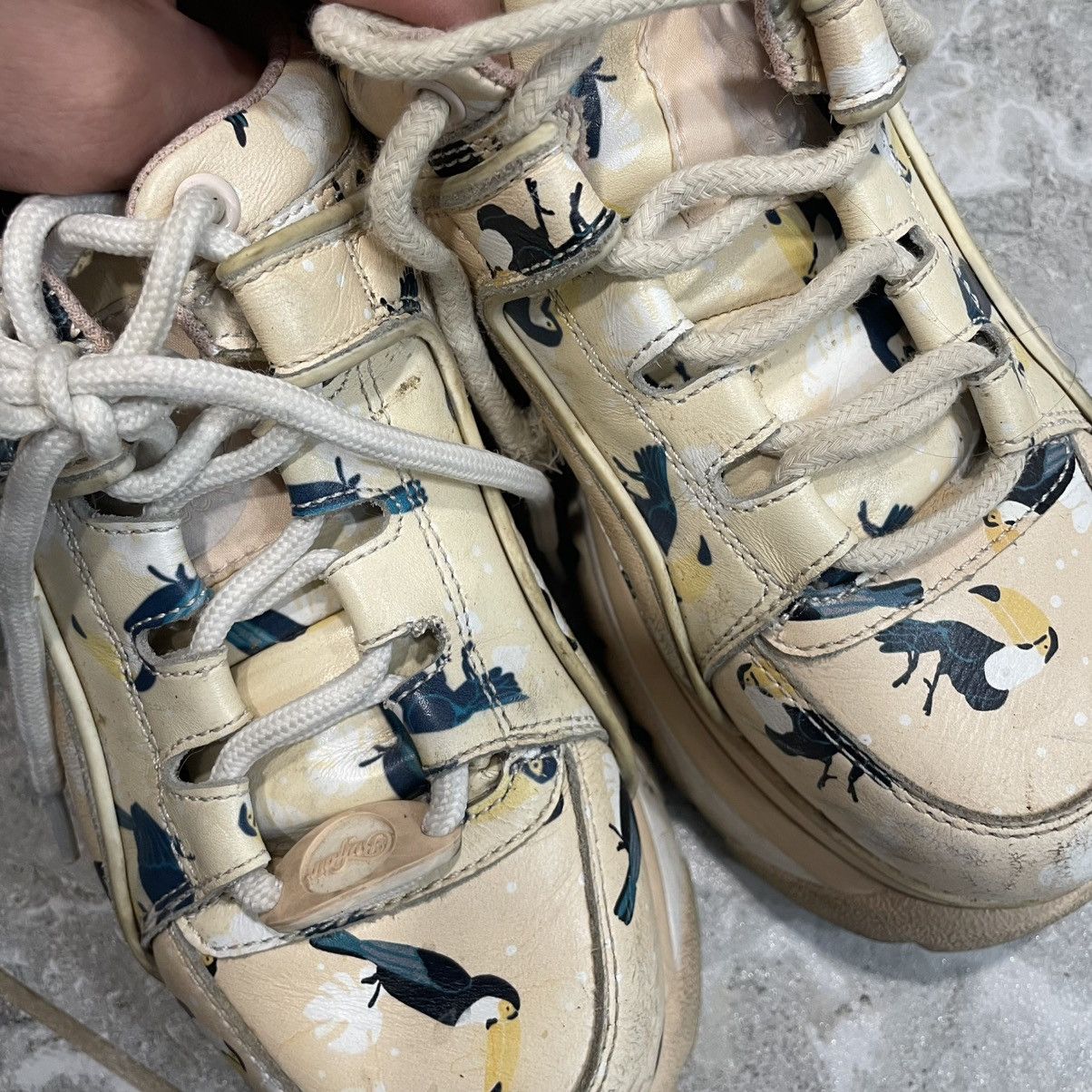 Buffalo London × Vintage Y2K Buffalo High Platform Chunky Boots Shoes sneakers rock Size US 9 / IT 39 - 13 Thumbnail