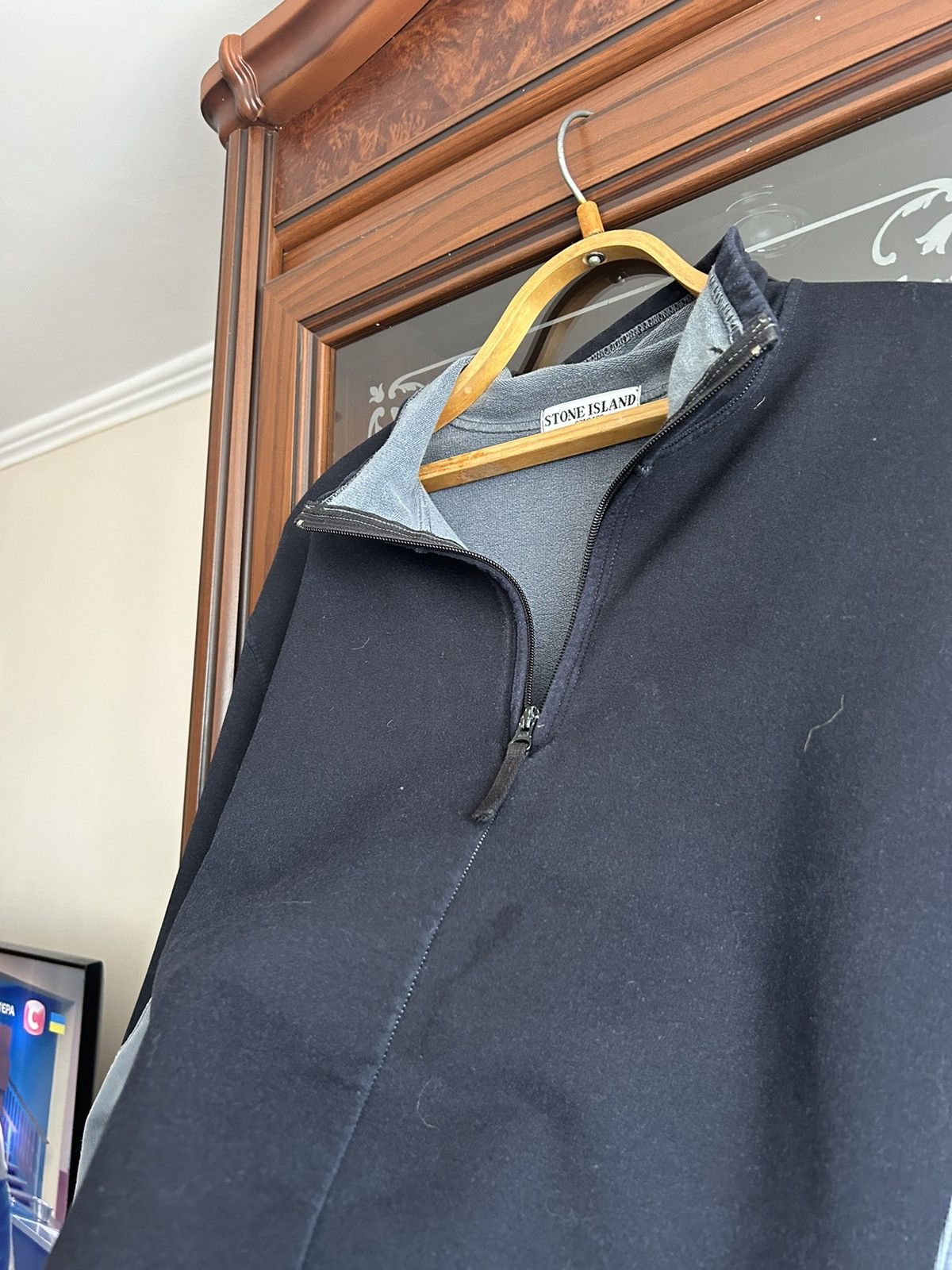 Stone Island Stone island vintage sweatshirt 1/3 zip up Size US XL / EU 56 / 4 - 10 Thumbnail