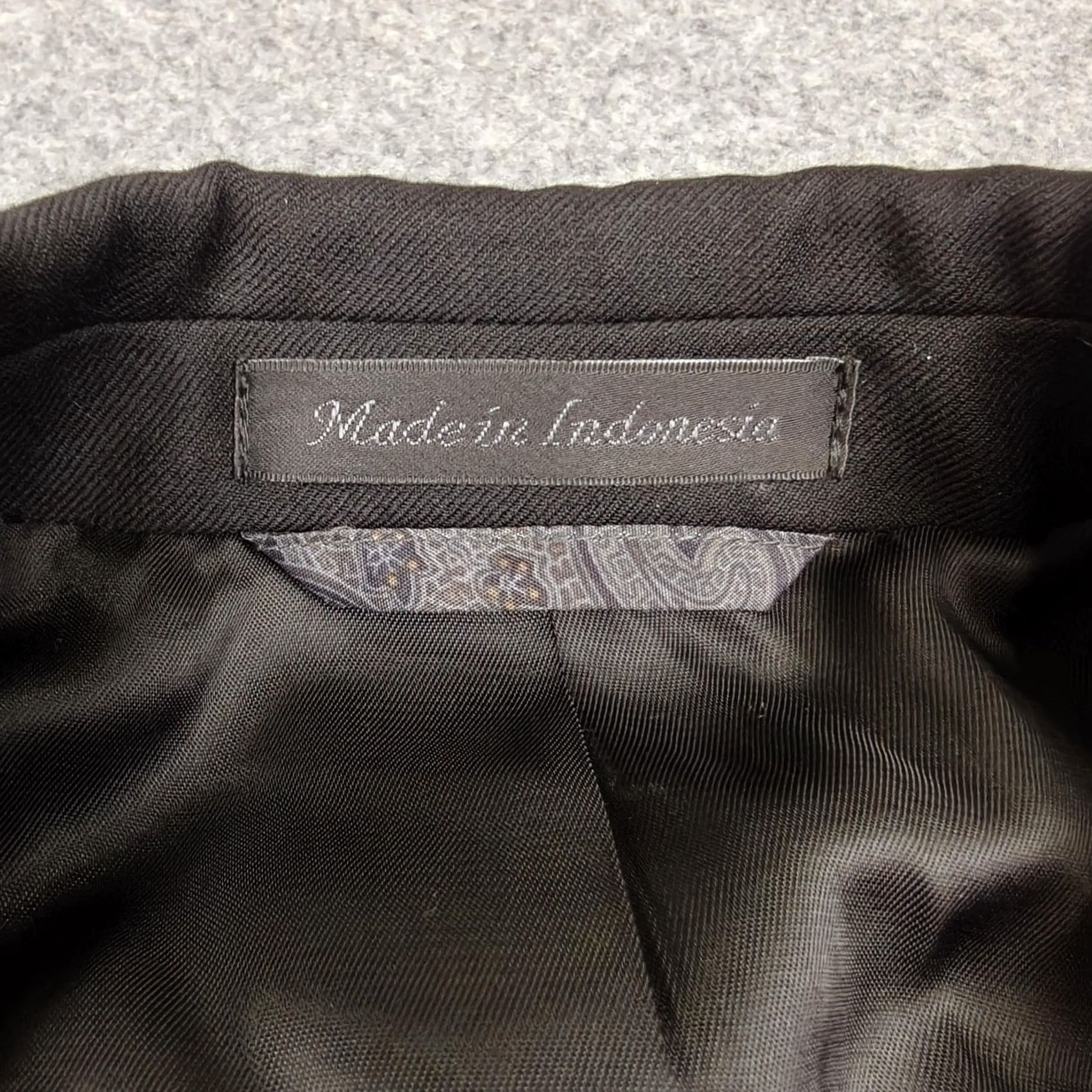 Ralph Lauren Lauren Ralph Lauren Mens 40R Black Wool Two Button Blazer Suit Jacket Lined Size 40R - 3 Thumbnail