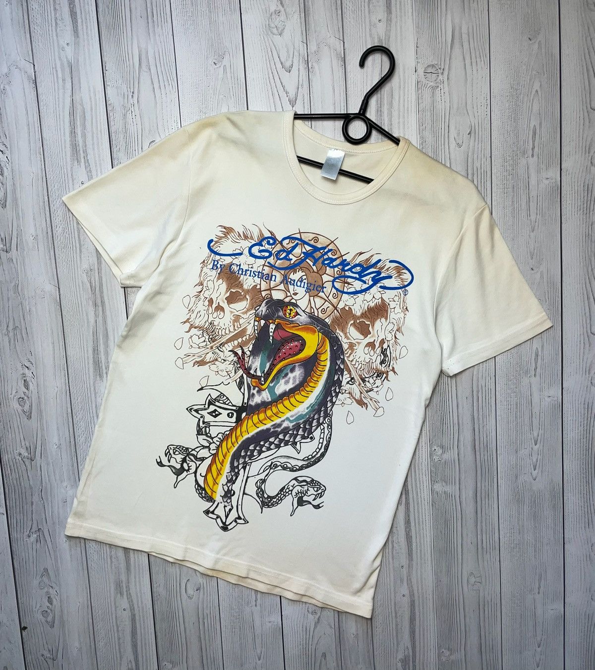 Ed Hardy × Vintage Vintage Ed Hardy logo tee snake distressed size M Size US M / EU 48-50 / 2 - 1 Thumbnail