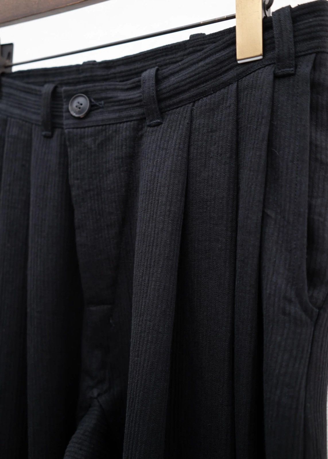 Jan Jan Van Essche Jan Jan Van Essche #76 Wide Pleated Corduroy Linen Trousers Size US 38 / EU 54 - 7 Thumbnail