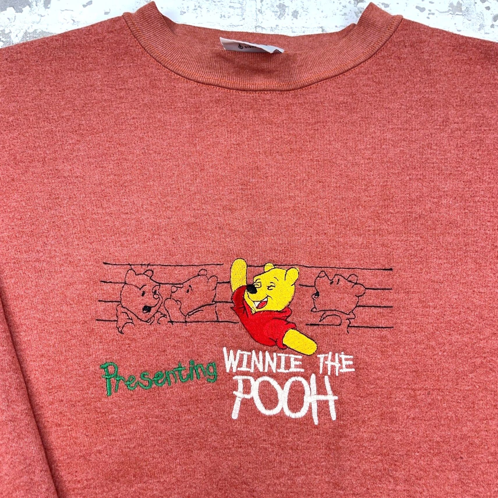 Mickey & Co. VINTAGE Mickey & Co. Sweatshirt Shirt Men XL Orange 80s 90s Cartoon Disney Logo Graphic Print Pullover Crew Neck Size US XL / EU 56 / 4 - 2 Thumbnail