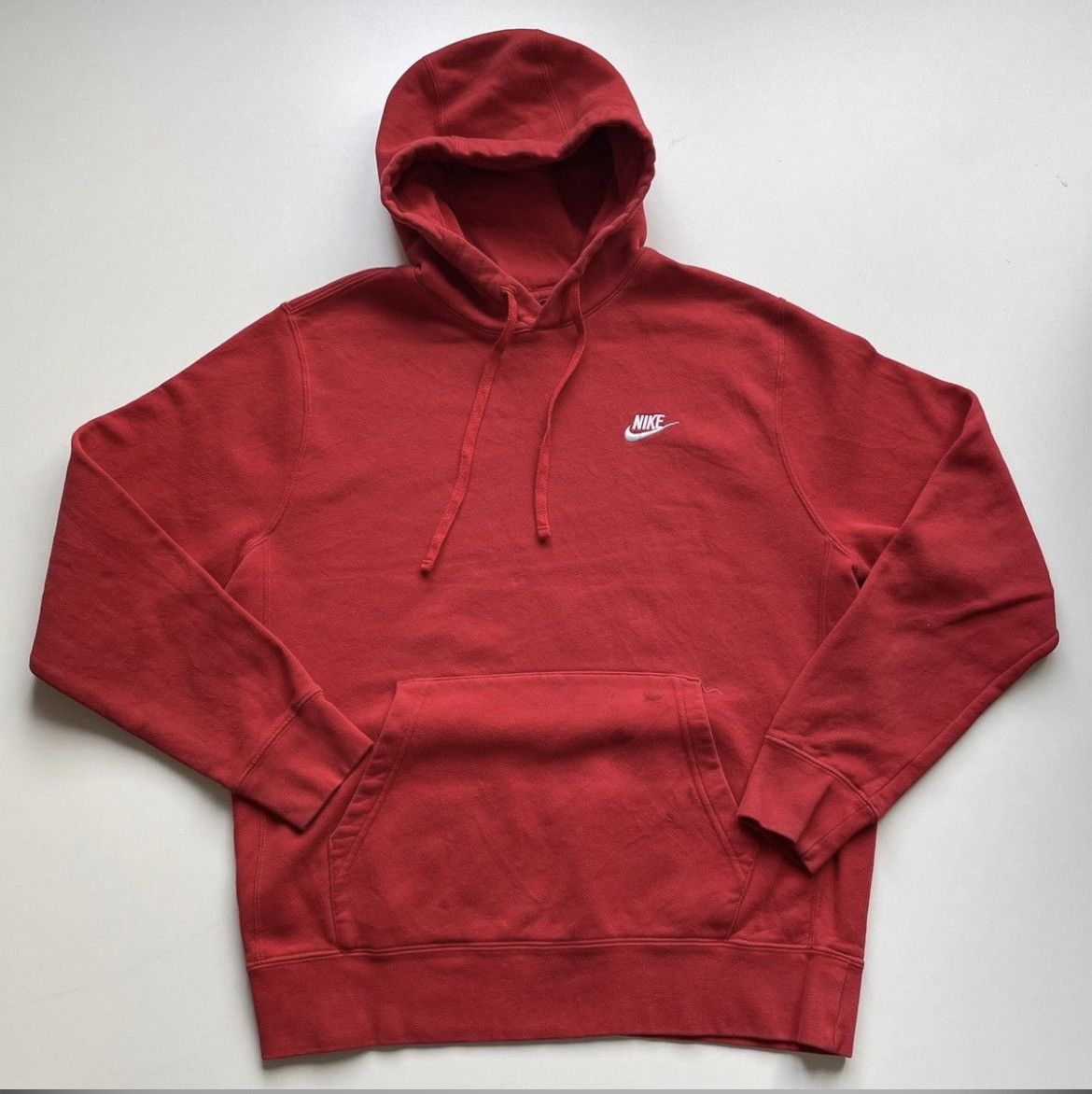 Nike Vintage 2000s Nike Embroidered Swoosh Pullover Hoodie Large Size US L / EU 52-54 / 3 - 1 Thumbnail