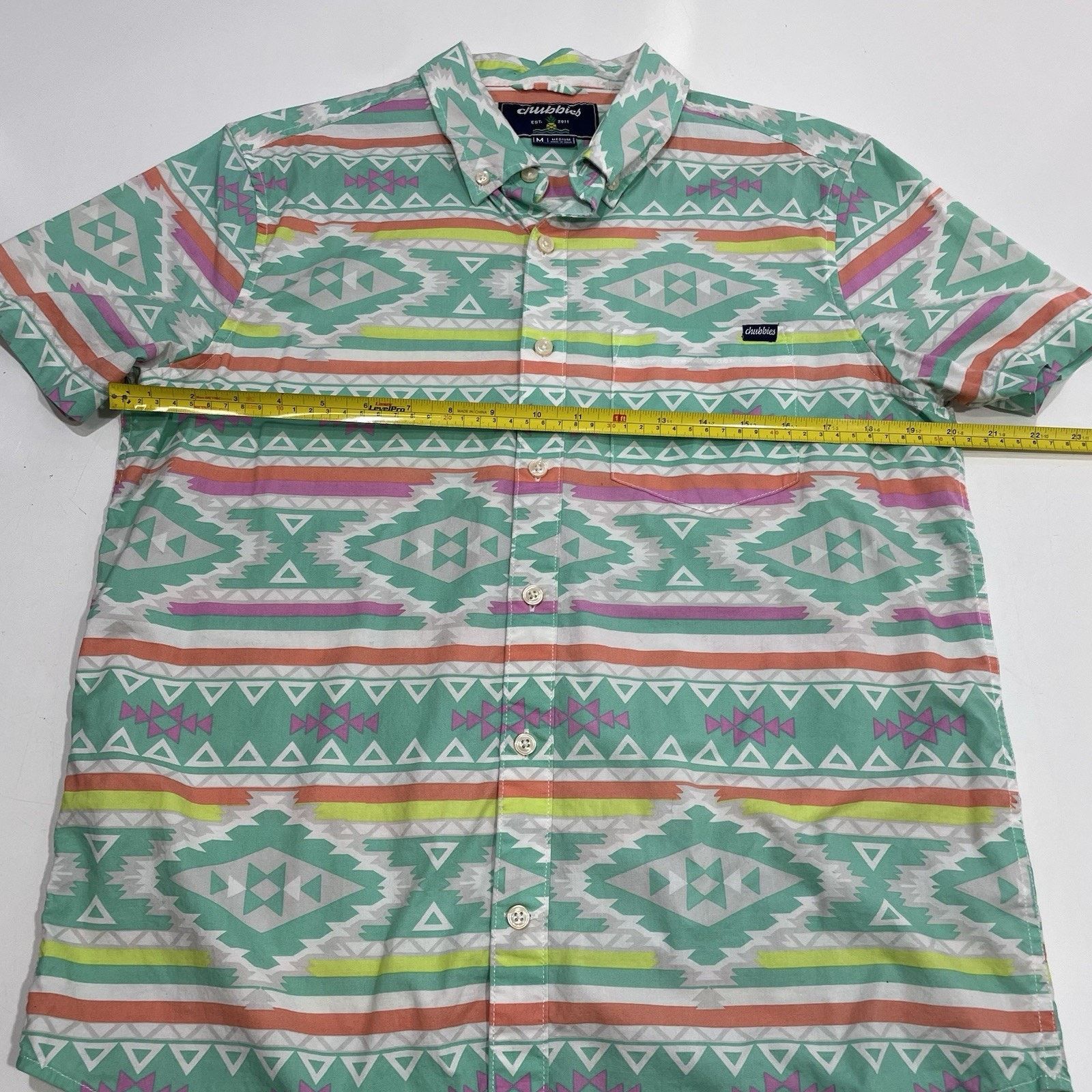 Chubbies Chubbies Friday Shirt M Pastel Aztec Zona Southwestern Size US M / EU 48-50 / 2 - 6 Thumbnail