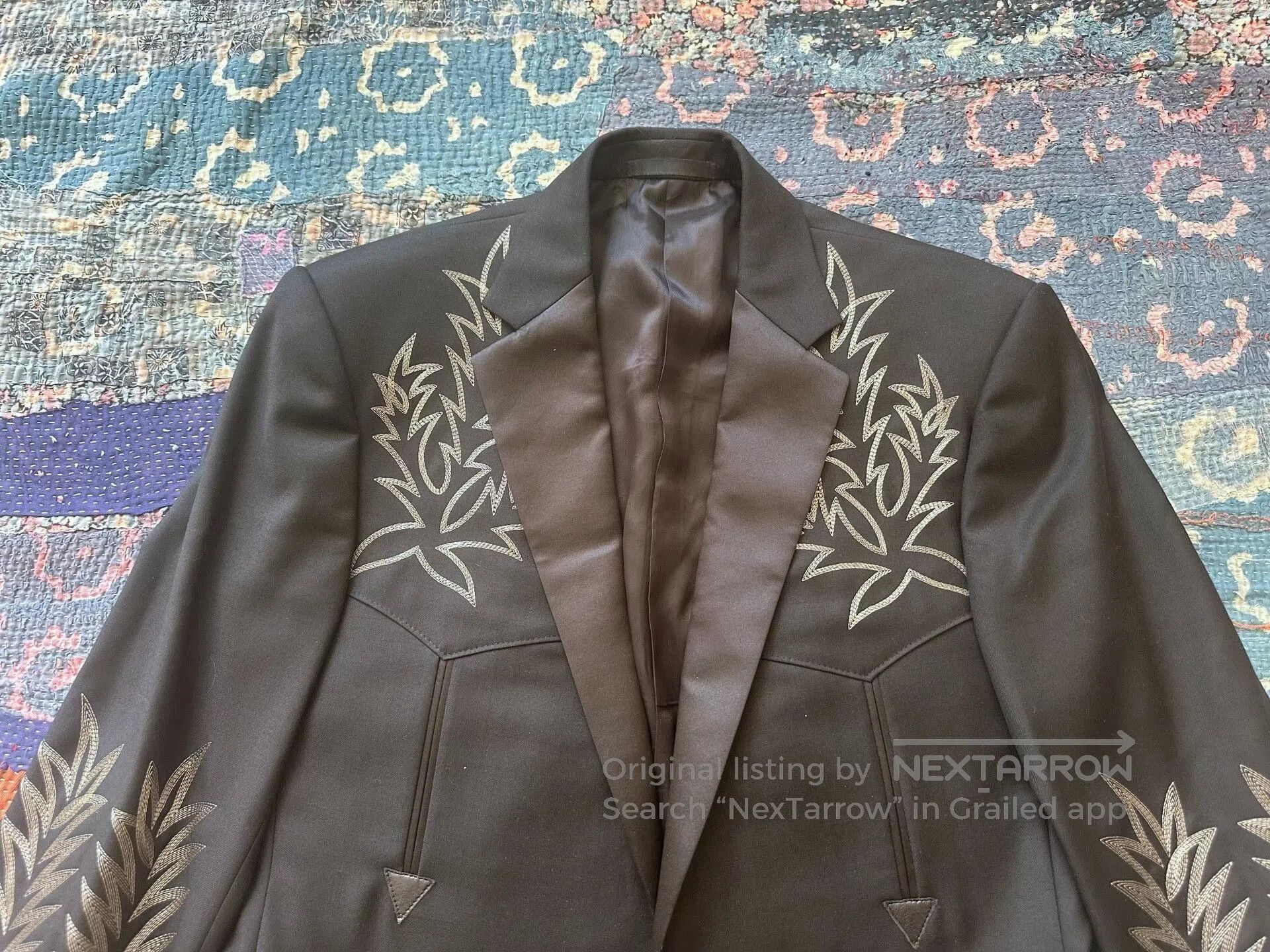 Ralph Lauren Black Label ralph lauren embroidered western jacket. Size US M / EU 48-50 / 2 - 2 Thumbnail