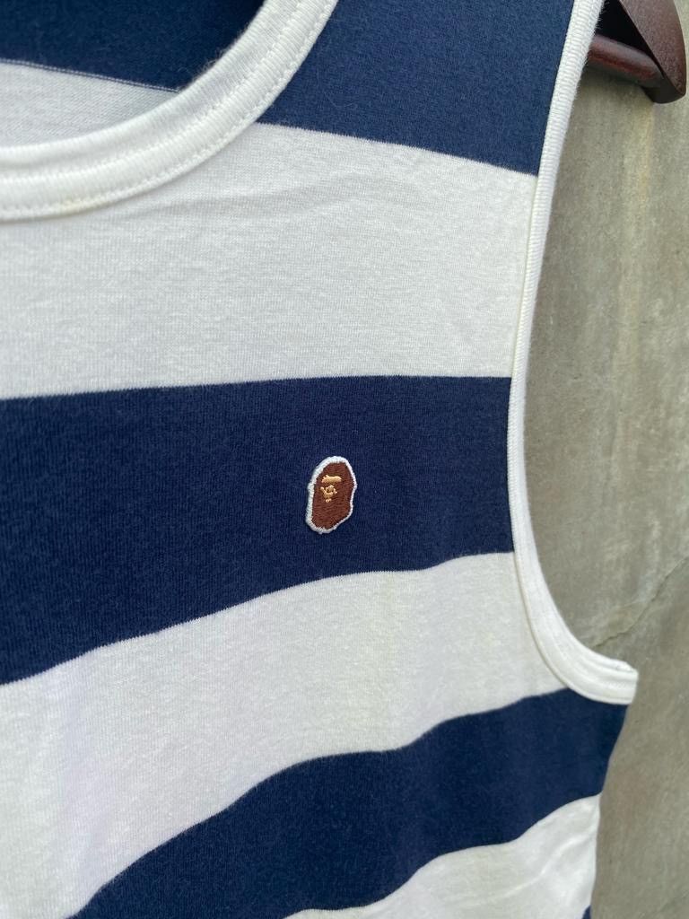 Bape Striped Tank Top Size US M / EU 48-50 / 2 - 6 Thumbnail
