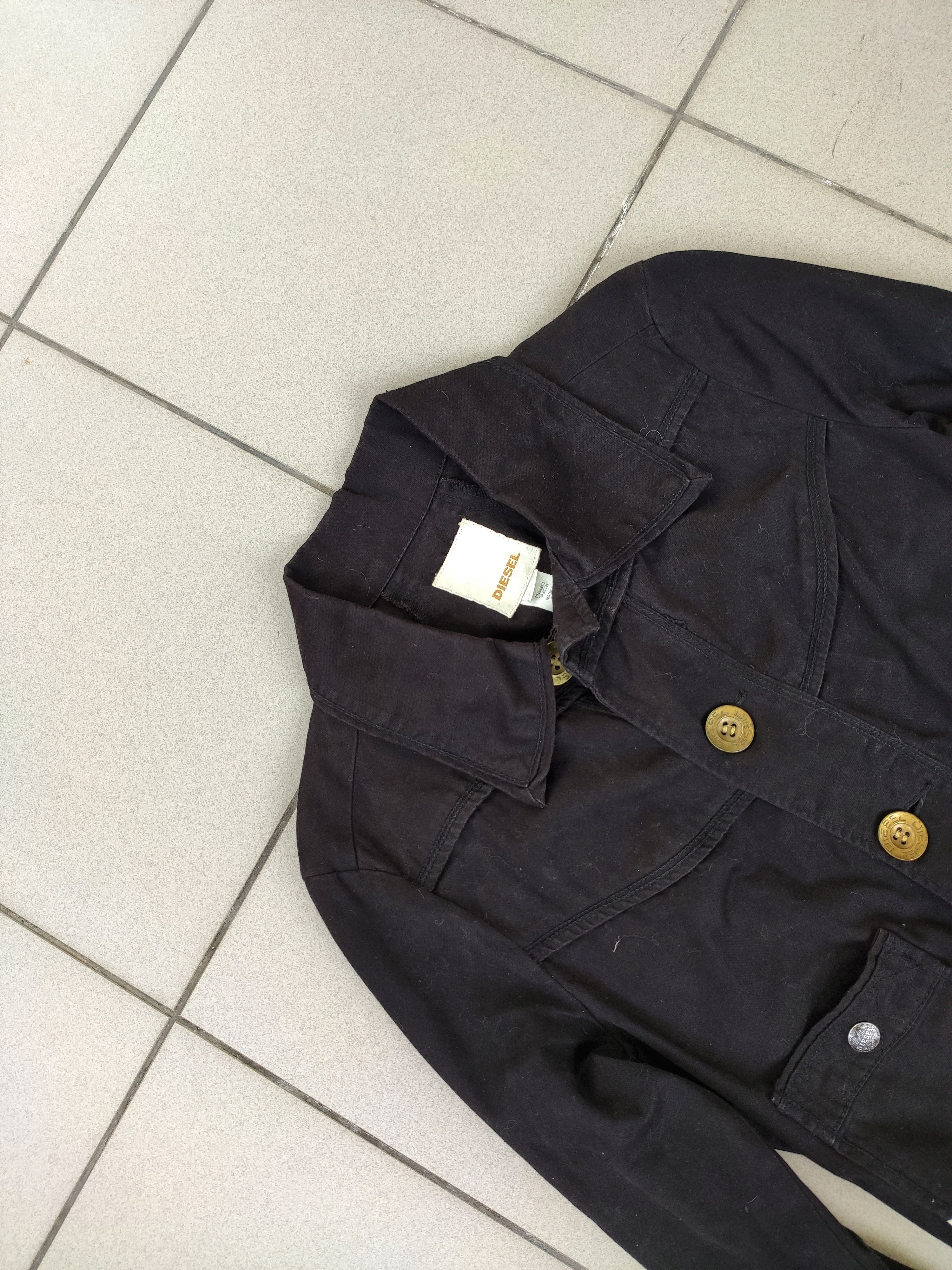 Diesel × Vintage Vintage Diesel women jacket alternative archive black Size M / US 6-8 / IT 42-44 - 2 Thumbnail