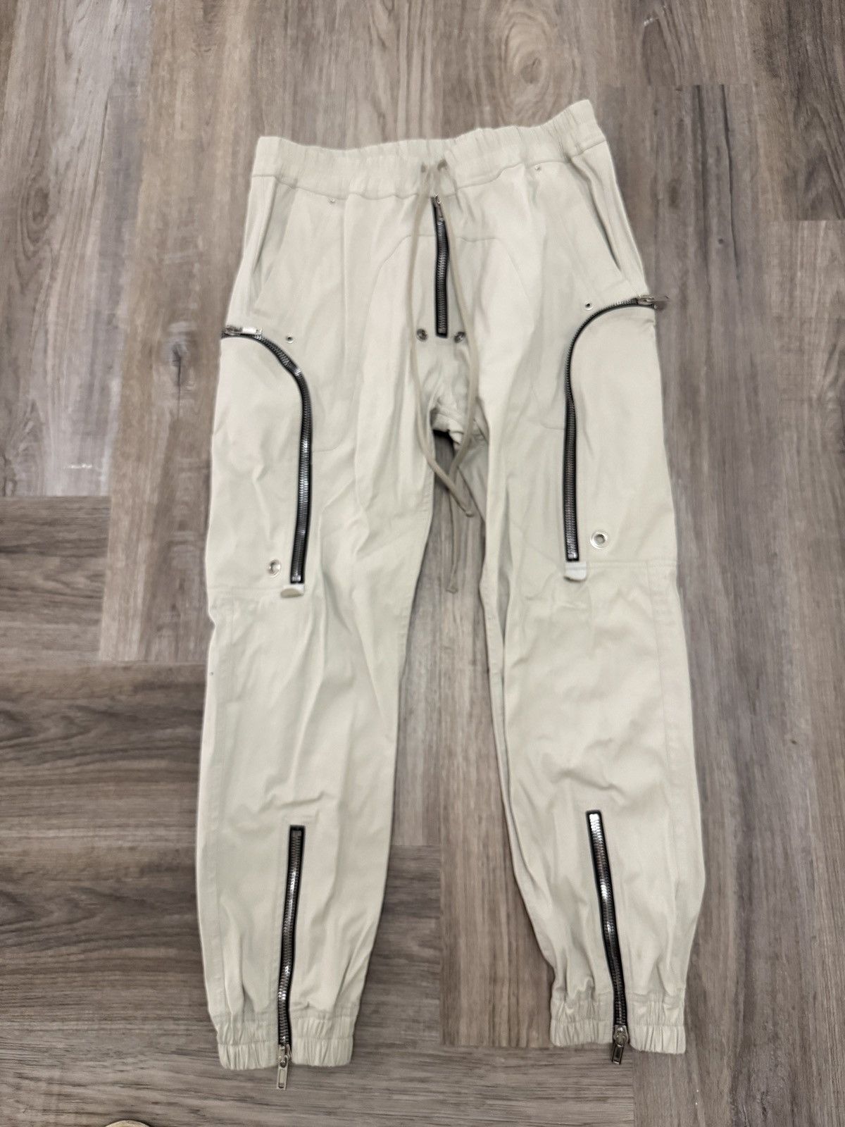 Rick Owens Rick Owens Phlegethon Oyster Bauhaus Cargos size 52 Size US 34 / EU 50 - 1 Thumbnail