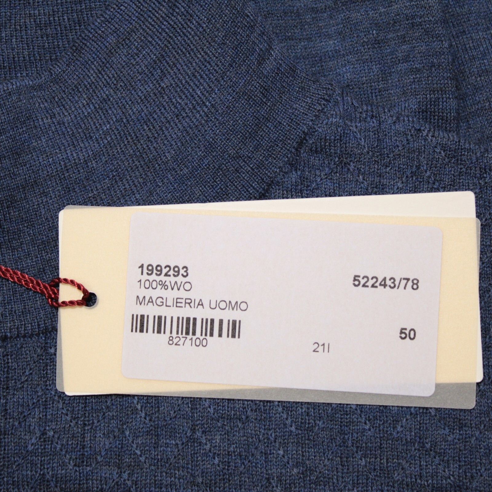 Luciano Barbera Luciano Barbera Sweater Size US M in Blue Size US M / EU 48-50 / 2 - 7 Thumbnail