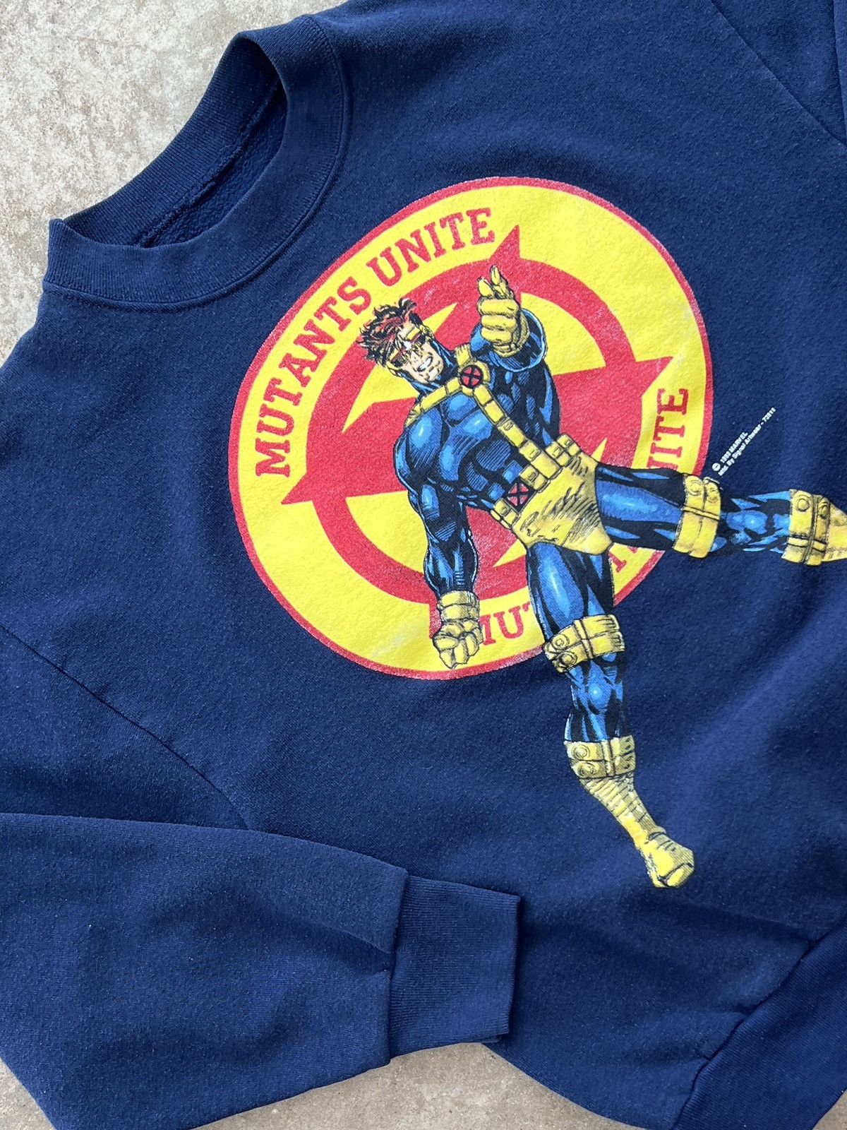Marvel Comics Vintage 1993 Marvel Mutants X-Men Cyclone Crewneck Medium Size US M / EU 48-50 / 2 - 1 Thumbnail