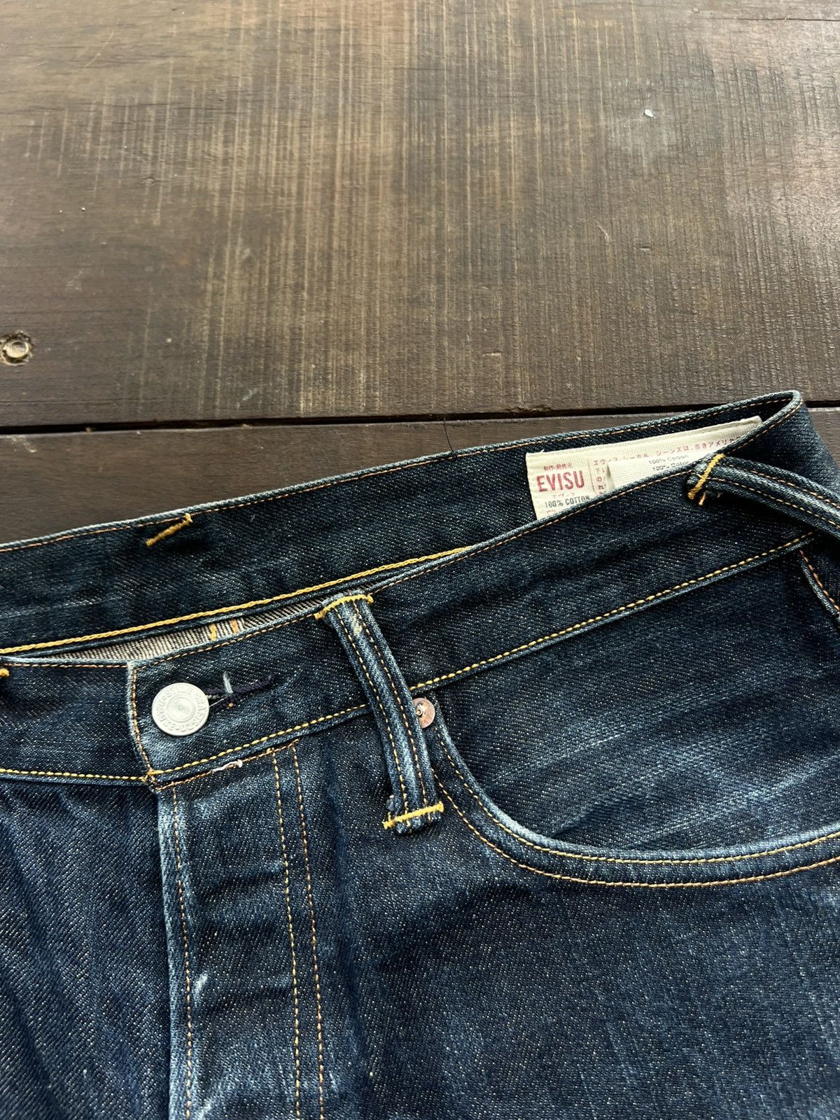 Evisu EVISU RARE DENIM BAGGY JEANS Y2K HANDPAINTED LOT N3 Size US 32 / EU 48 - 7 Thumbnail