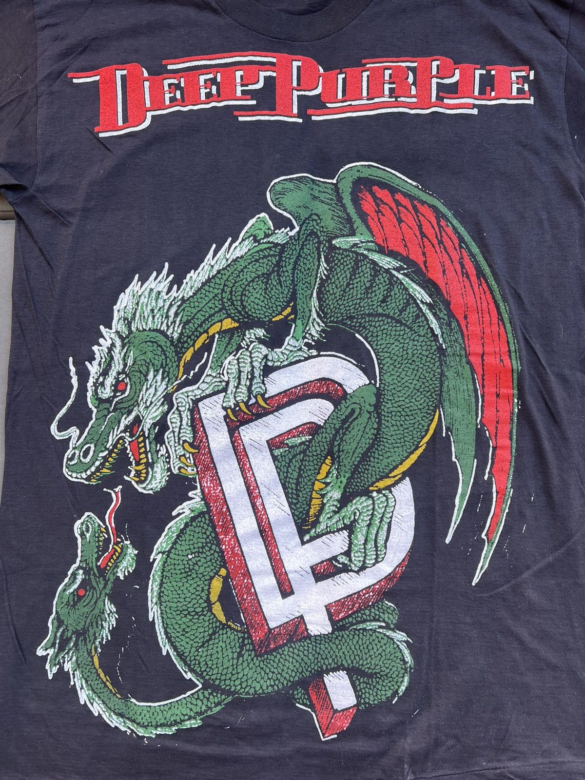 Vintage Vintage Deep Purple 1993 Italy tour single stitch t shirt Size US XXL / EU 58 / 5 - 3 Thumbnail