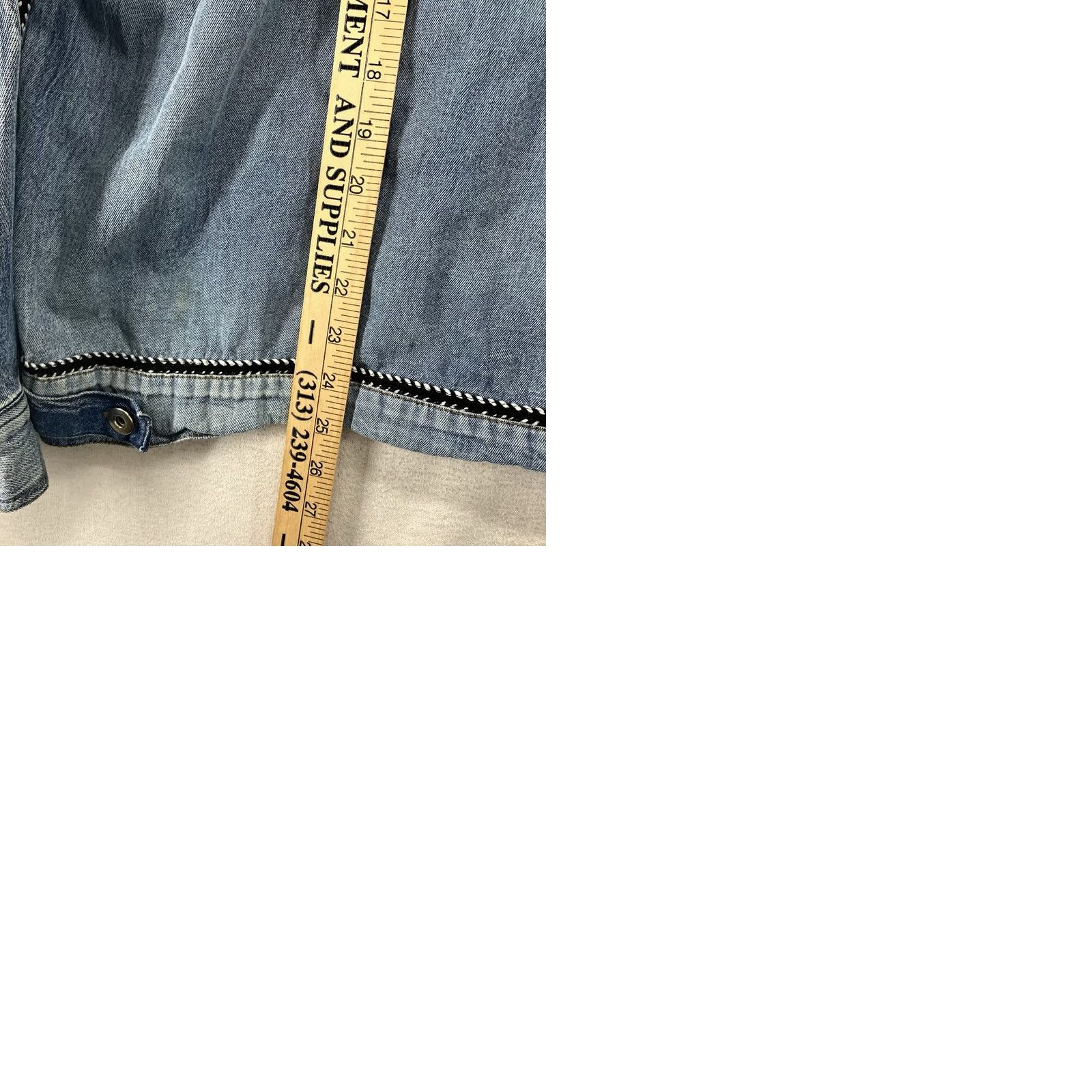 Denime VINTAGE No (adjust if vintage) - Sorry, cannot determine vintage status from provided data. Size XXL / US 16-18 / IT 52-54 - 12 Thumbnail