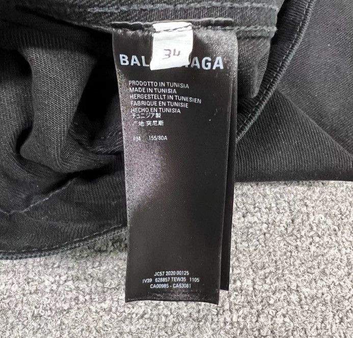 Balenciaga Balenciaga crew black denim jacket 2412-Nextarrow Size US M / EU 48-50 / 2 - 4 Thumbnail