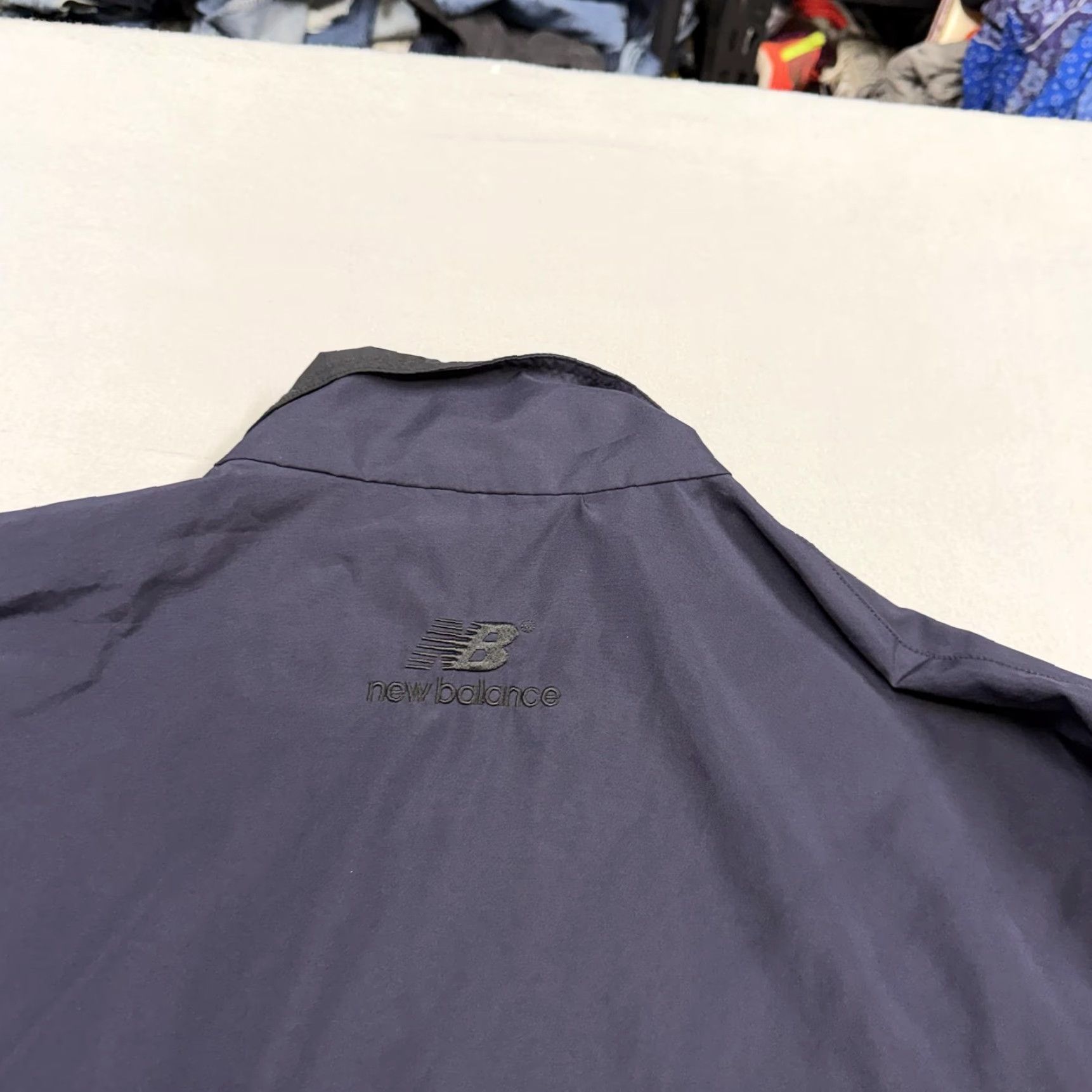 New Balance VINTAGE New Balance Jacket Mens L Blue 1/4 Zip Windbreaker Pockets Alaska Club Logo Size US L / EU 52-54 / 3 - 7 Thumbnail