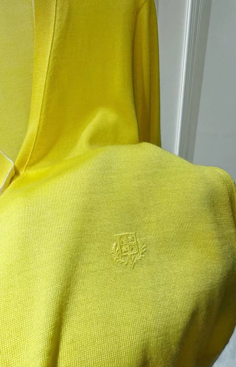 Other LORO PIANA Yellow and white striped knit cardigan Size XS / US 0-2 / IT 36-38 - 3 Thumbnail