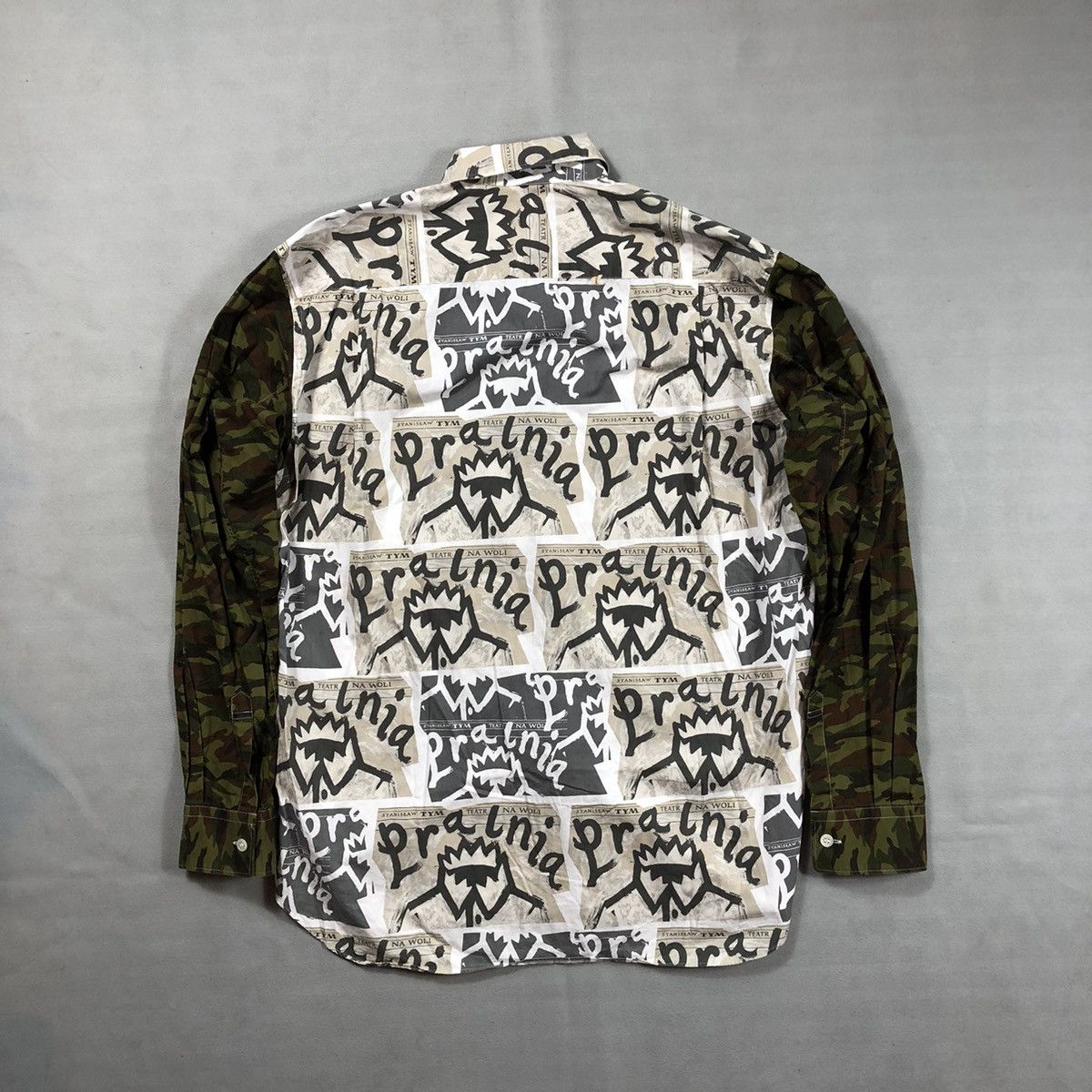 Comme des Garcons SHIRT Comme Des Garcons Camouflage FW 2015 L/S Shirt Size US S / EU 44-46 / 1 - 4 Thumbnail