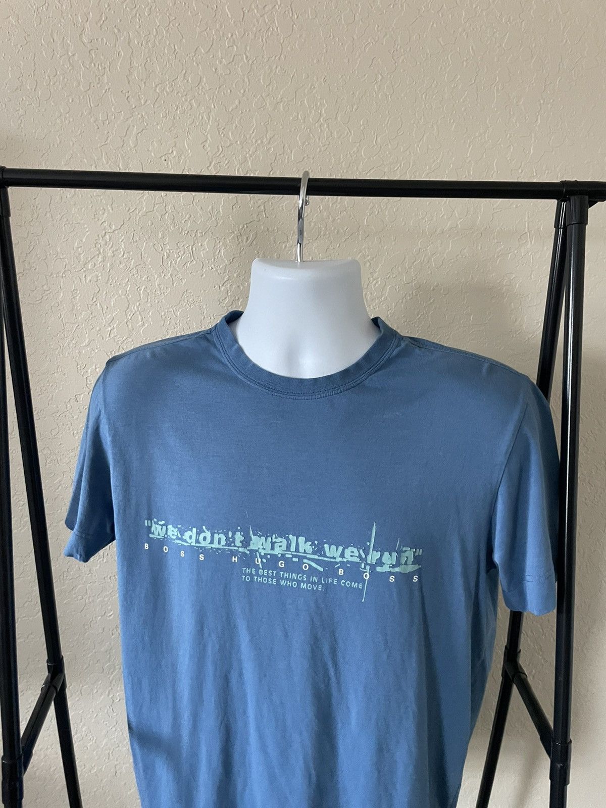 Hugo × Hugo Boss We Don’t walk we Run t shirt Size US S / EU 44-46 / 1 - 2 Thumbnail