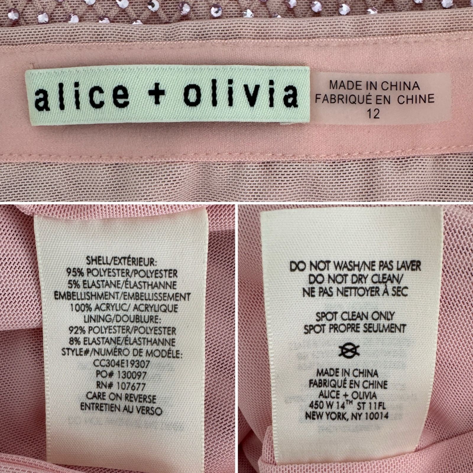 Alice + Olivia Alice + Olivia Maeve Crystal-Embellished Skirt pink size 12 Size 34" / US 12 / IT 48 - 8 Thumbnail